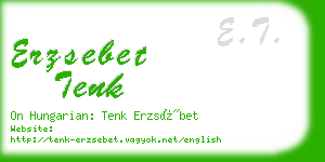 erzsebet tenk business card